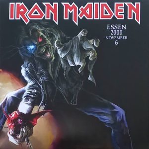 Iron Maiden – Essen 2000 3LP (live 06/11-00 Essen, Germany – colored vinyl & trifold cover on Evil Dead Records)