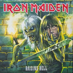Iron Maiden – Raising Hell 2LP (live 28/08-93 Pinewood Studios, UK – colored vinyl & gatefold cover)