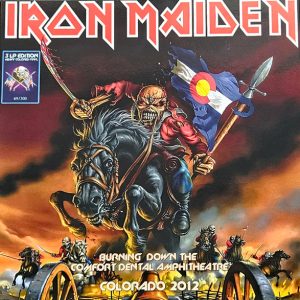 Iron Maiden – Burning Down The Comfort Dental 3LP BOX (live 13/08-12 Greenwood Colorado, US – in colored vinyl)