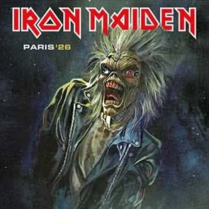 Iron Maiden – Paris '26 2LP (live 22/06-26 Paris, France – colored vinyl w/gatefold & numbered litho in 101 copies)